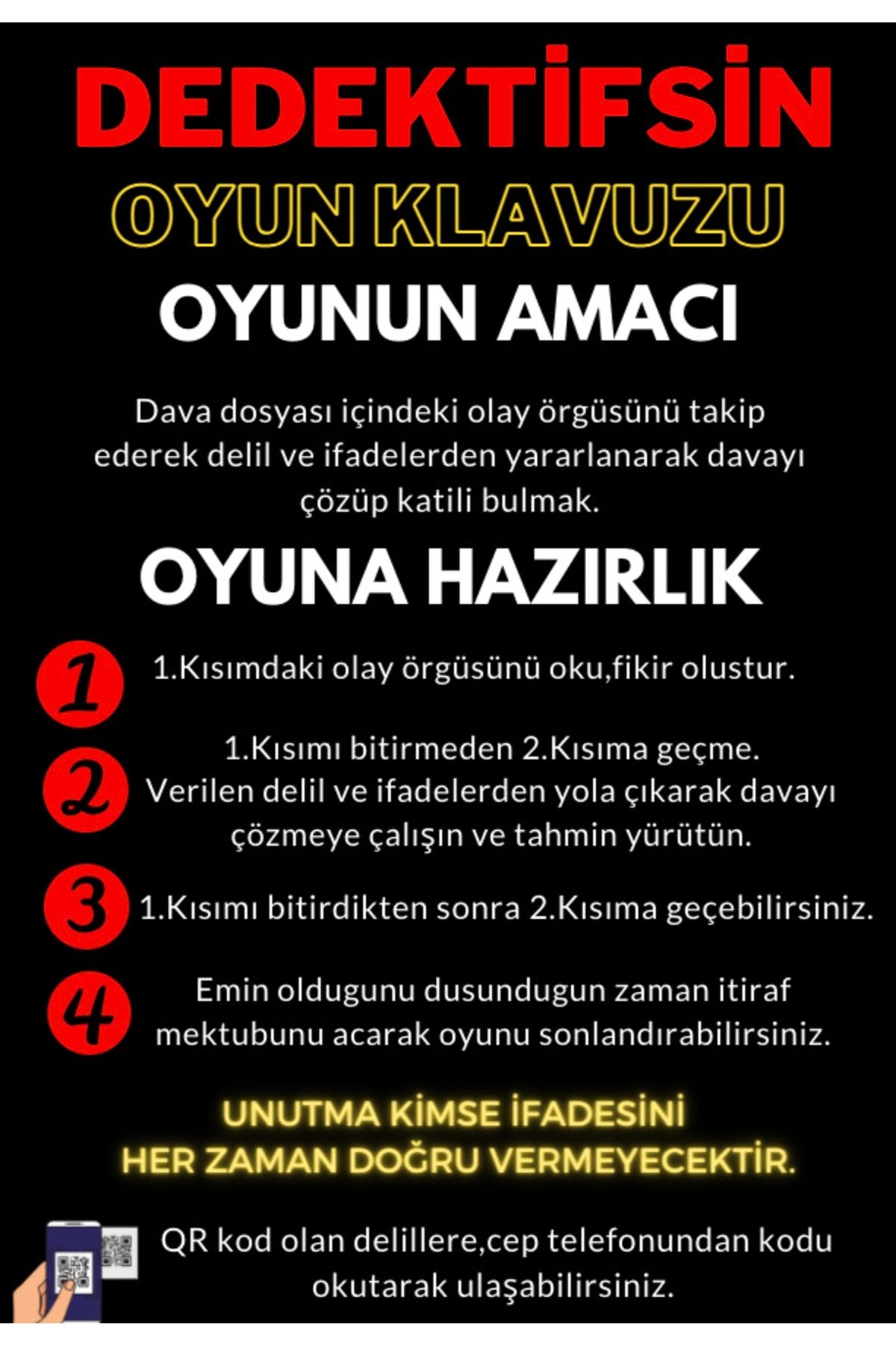 Havuz Davası Dedektif Oyunu | Çözülmemiş Davalar,Katil Kim Oyunu