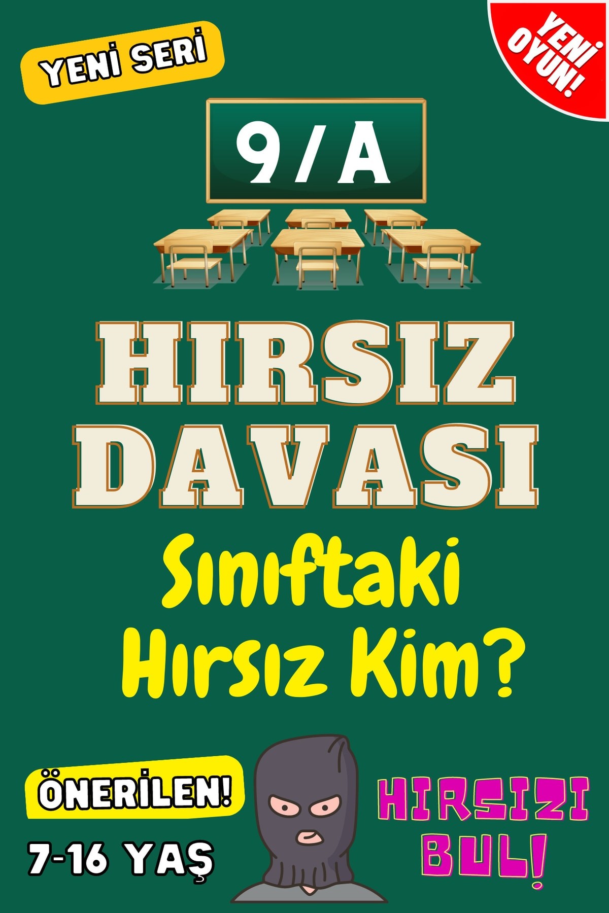 Sınıftaki Hırsız Kim? | Suç Çözümleme Kutu Oyunu | Dedektif Oyunu