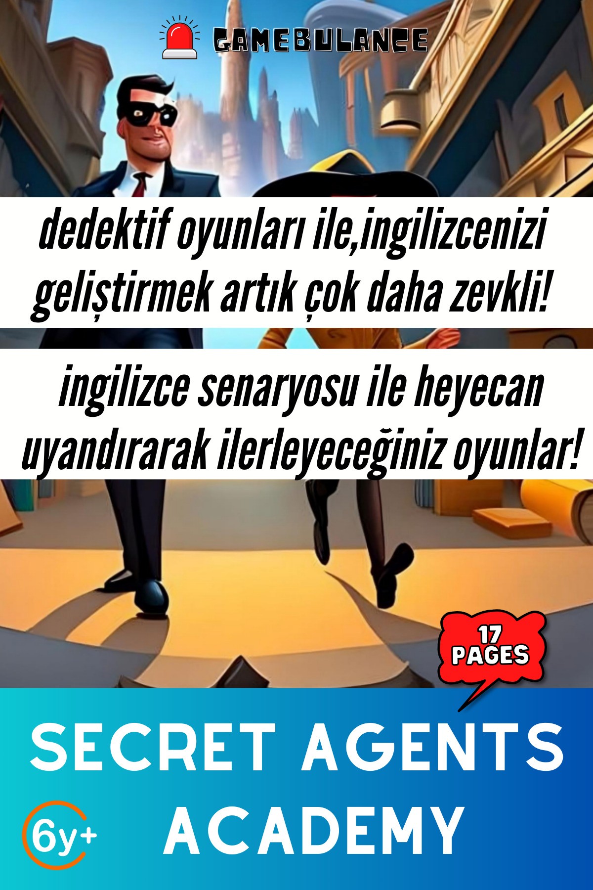 Casus Etkinliği,İngilizce Dedektif Oyunu | Çocuklar İçin İngilizce Oyun Aktivitesi