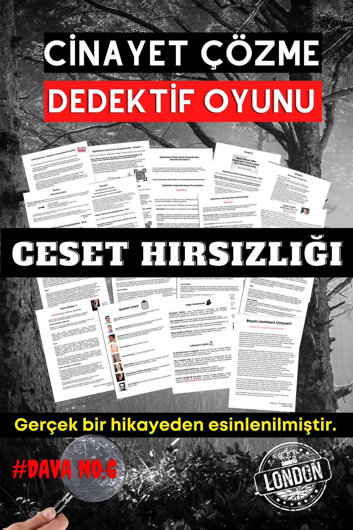 Ceset Hırsızlığı Davası Dedektif Oyunu | Dedektiflik Oyunu,Gizemli Davalar