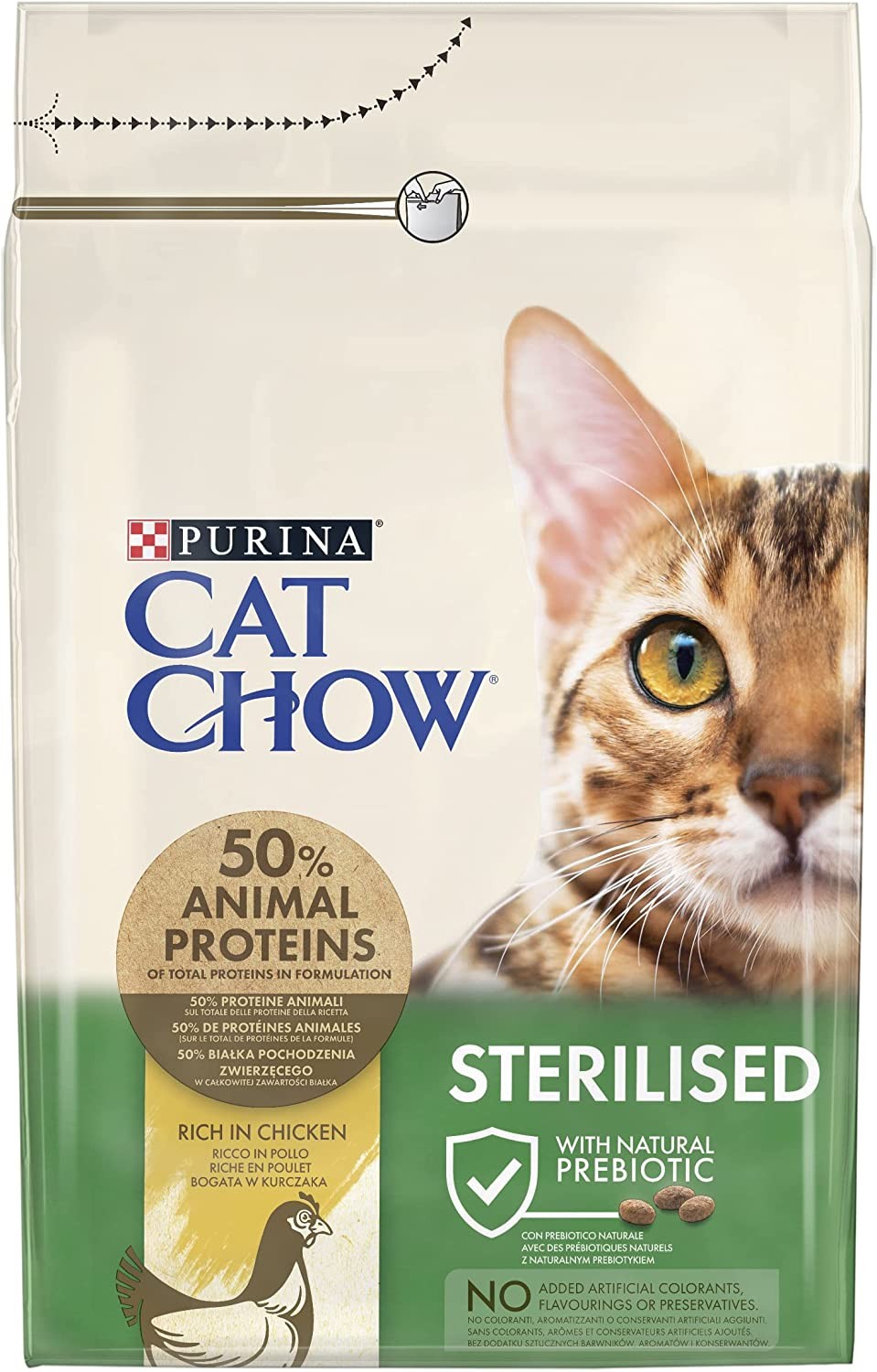 Purina Cat Chow Sterilised Chicken, Tavuklu Kısırlaştırılmış Kedi Kuru Maması 3 Kg