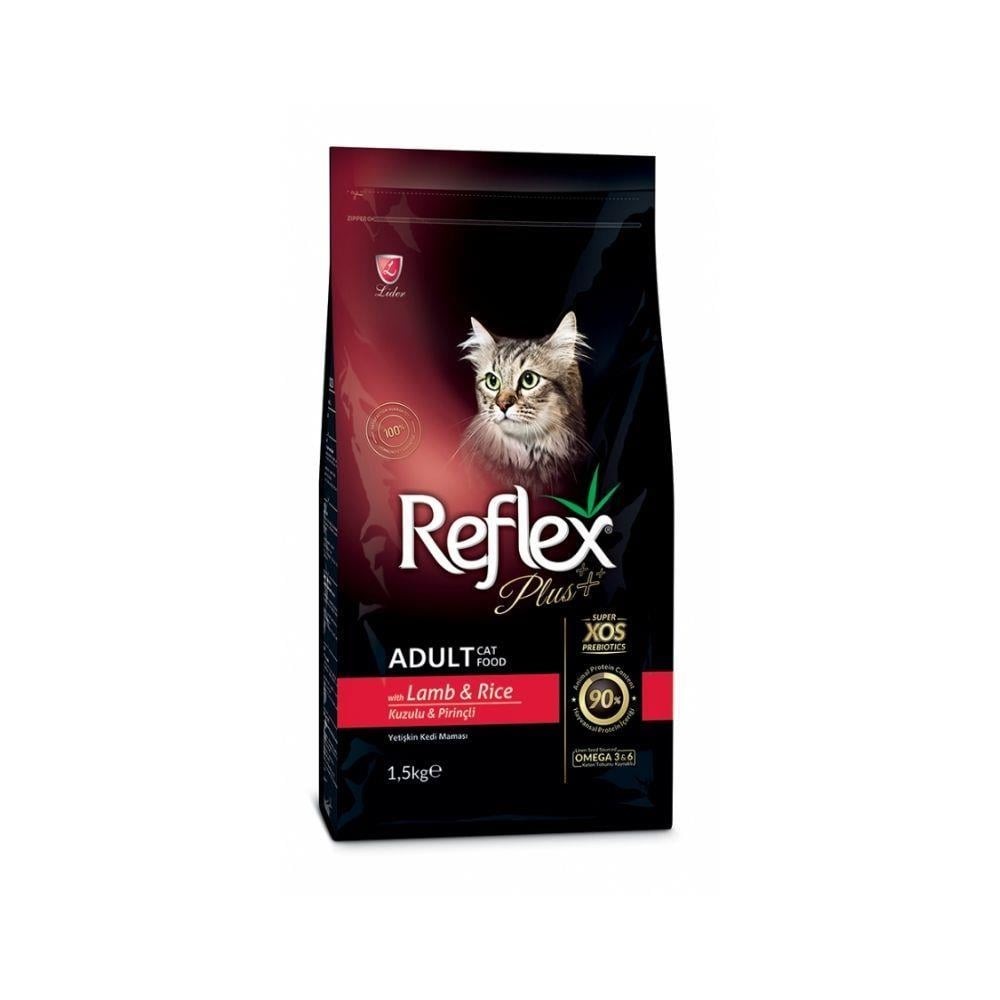 Reflex Plus Kuzu&Pirinç Yetişkin Kedi Kuru Maması 1,5 Kg