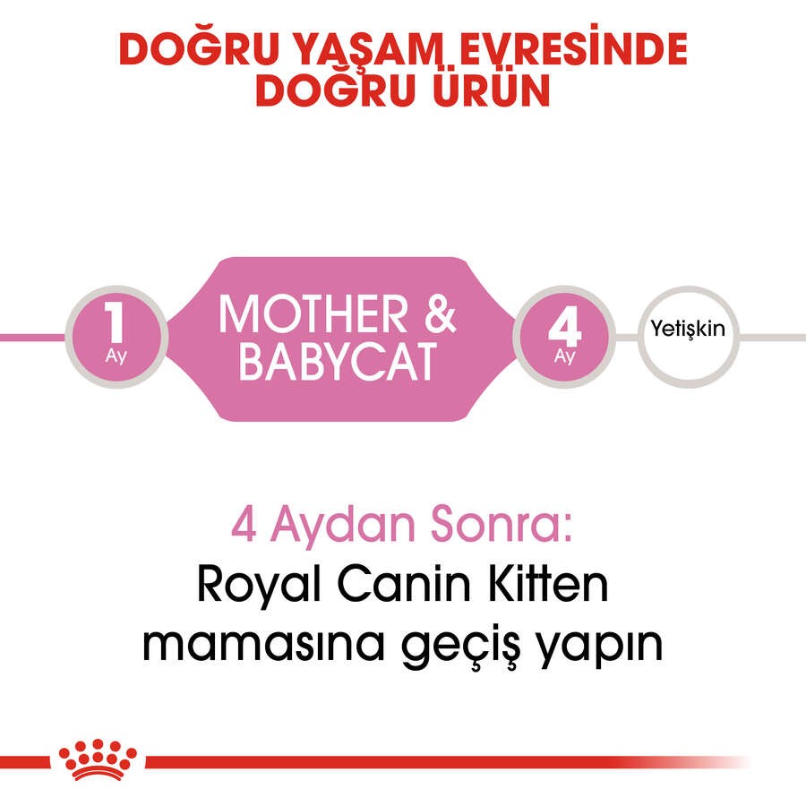 Royal Canin Mother & Babycat Anne ve Yavru Kedi Maması, 4 Kg