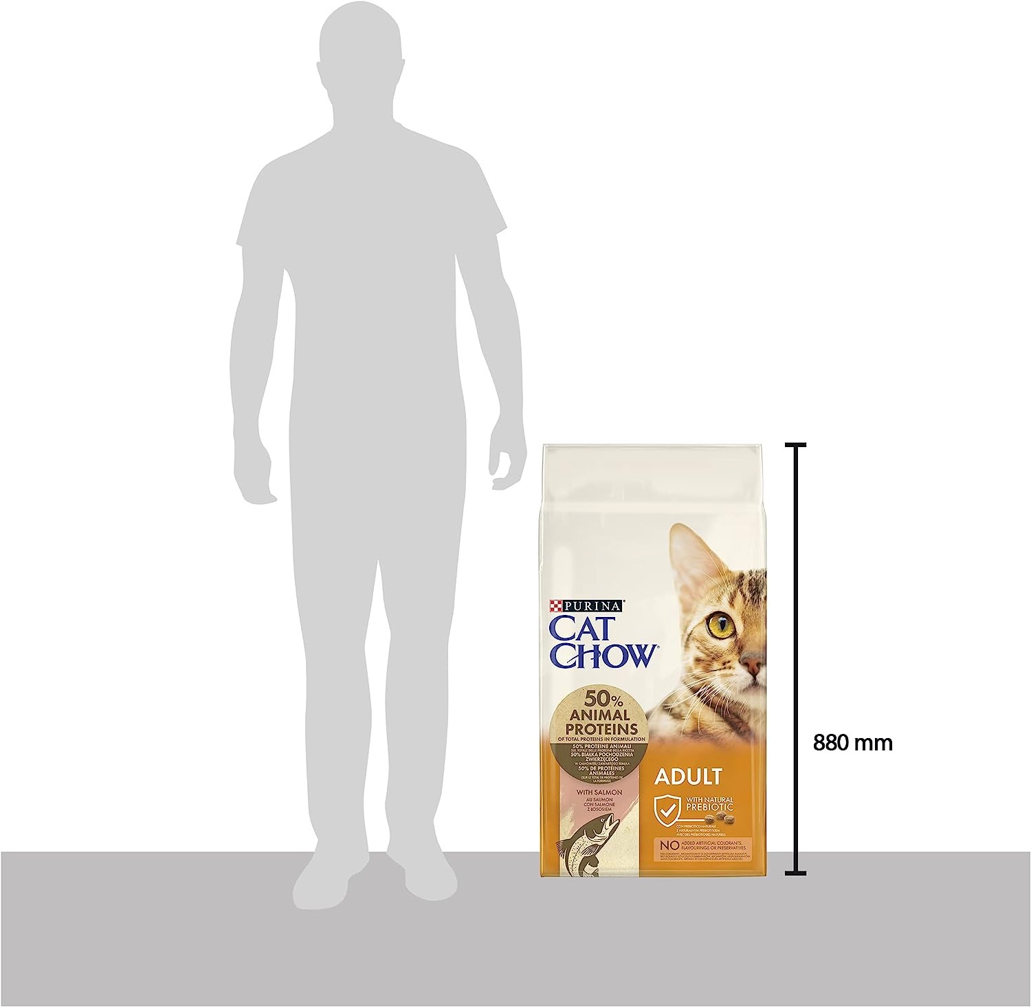 Purina Cat Chow Adult Salmon, Somonlu Yetişkin Kedi Kuru Maması 15 Kg