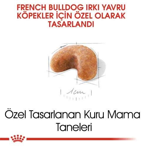 Royal Canin French Bulldog Puppy Yavru Köpek Maması, 3 Kg