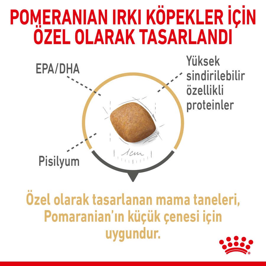 Royal Canin Pomeranian Adult Yetişkin Köpek Maması, 1,5 Kg