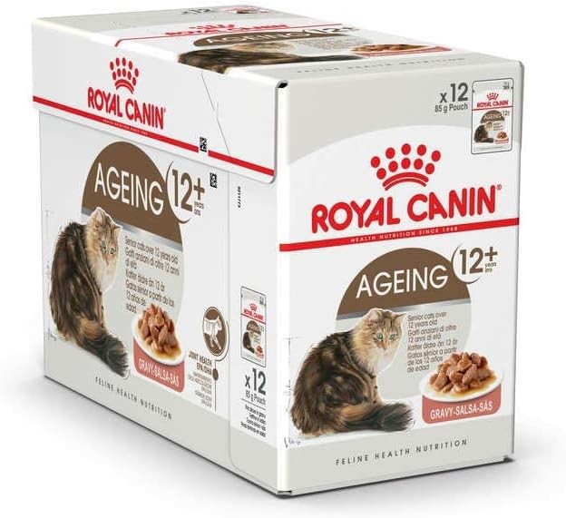 Royal Canin Ageing +12 Gravy Pouch Yaşlı Kedi Yaş Maması, 85 G x 12 Adet