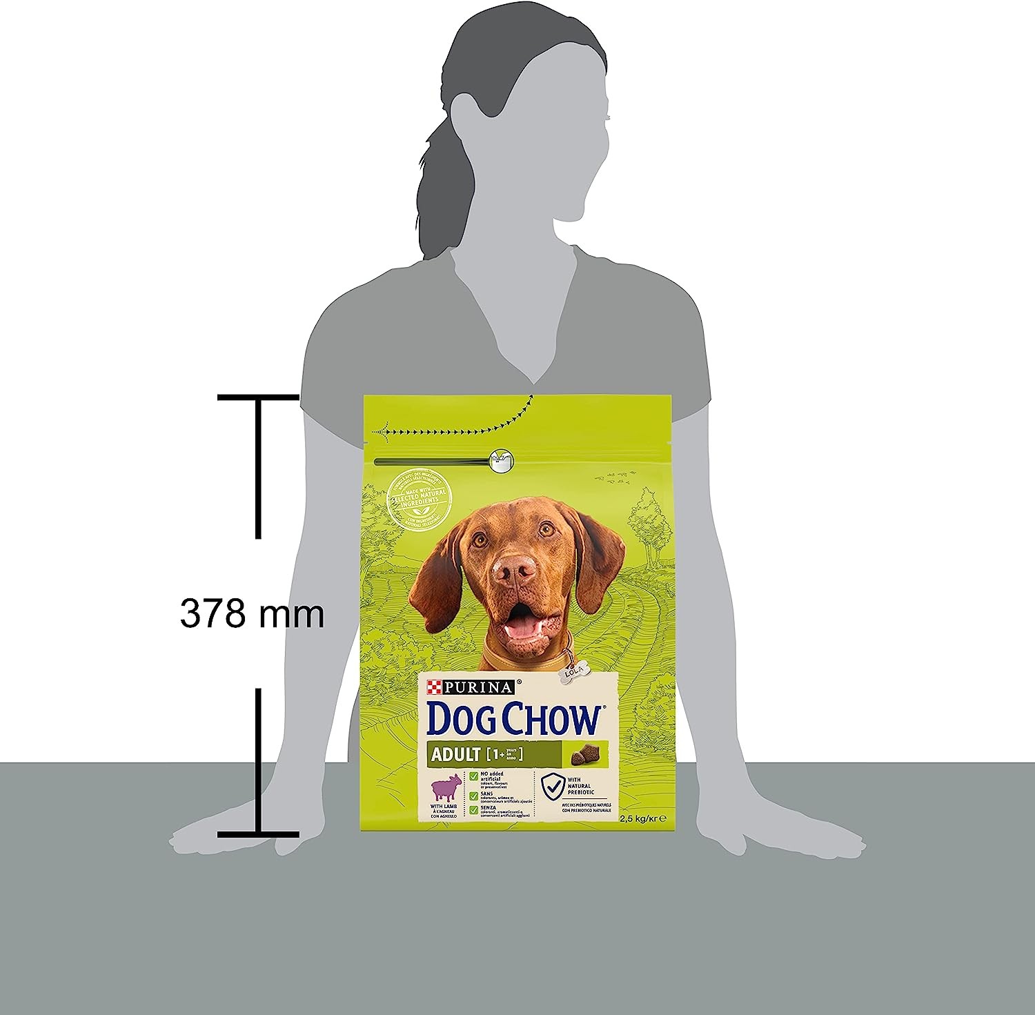 Purina Dog Chow Adult Lamb, Kuzu Etli Yetişkin Köpek Kuru Maması 2,5 Kg