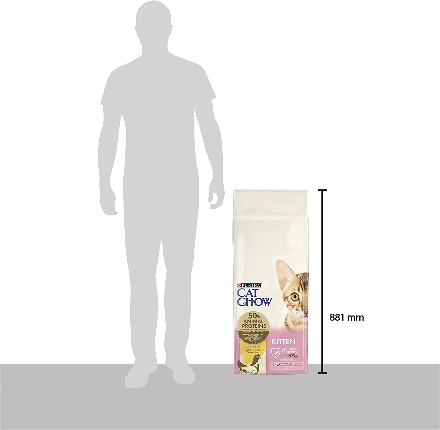 Purina Cat Chow Kitten Chicken, Tavuklu Yavru Kedi Kuru Maması 15 Kg