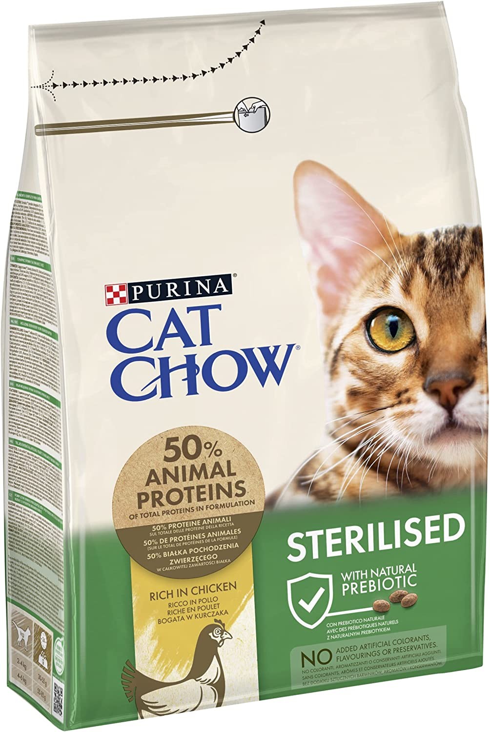 Purina Cat Chow Sterilised Chicken, Tavuklu Kısırlaştırılmış Kedi Kuru Maması 3 Kg