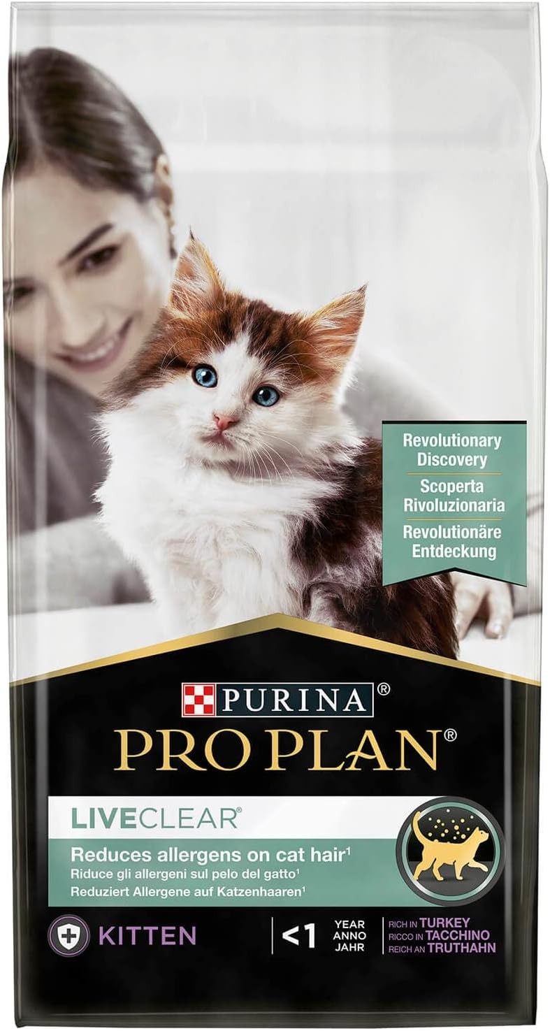 Pro Plan Liveclear Kitten Turkey, Hindili Alerjen Azaltan Yavru Kedi Maması 1,4 Kg