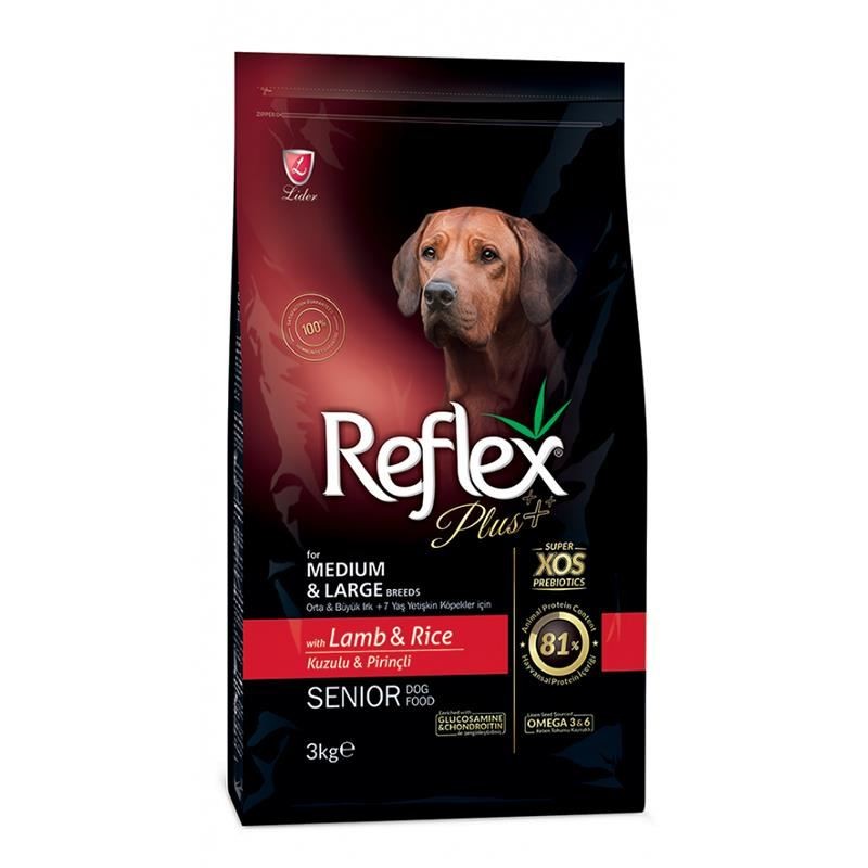 Reflex Plus Kuzulu Medium&Large Yaşlı Köpek Kuru Maması 3 Kg