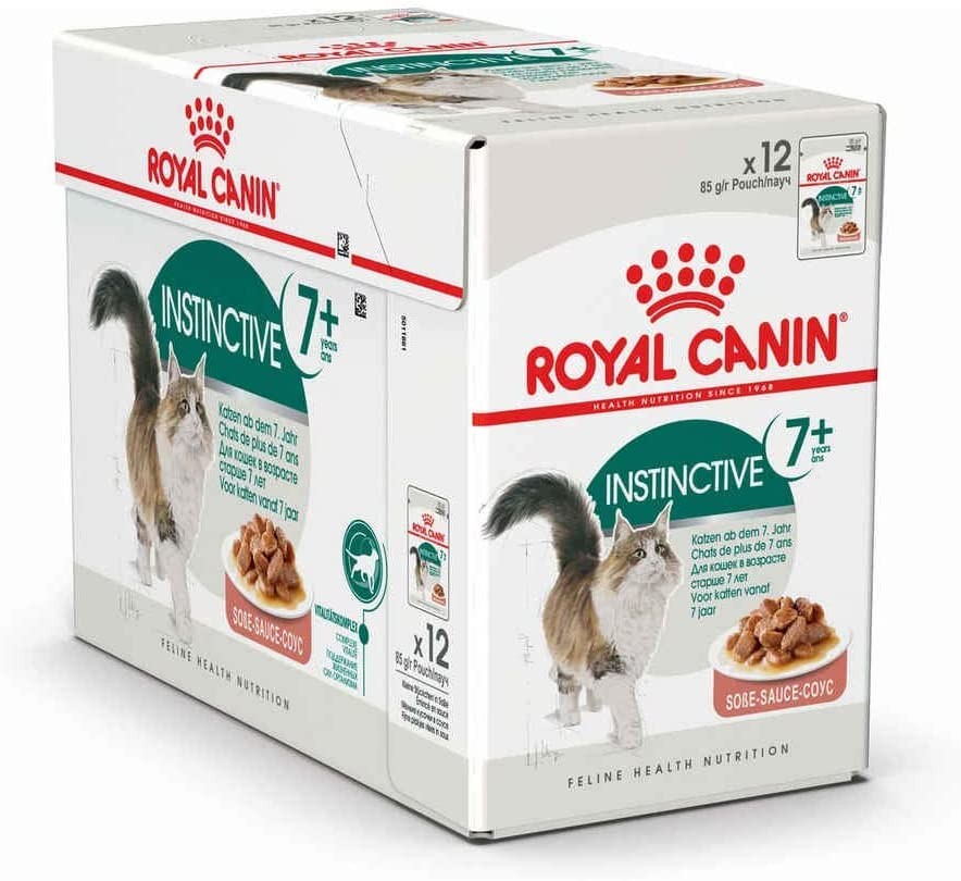 Royal Canin Instinctive +7 Gravy Pouch Yaşlı Kedi Yaş Maması, 85 G x 12 Adet