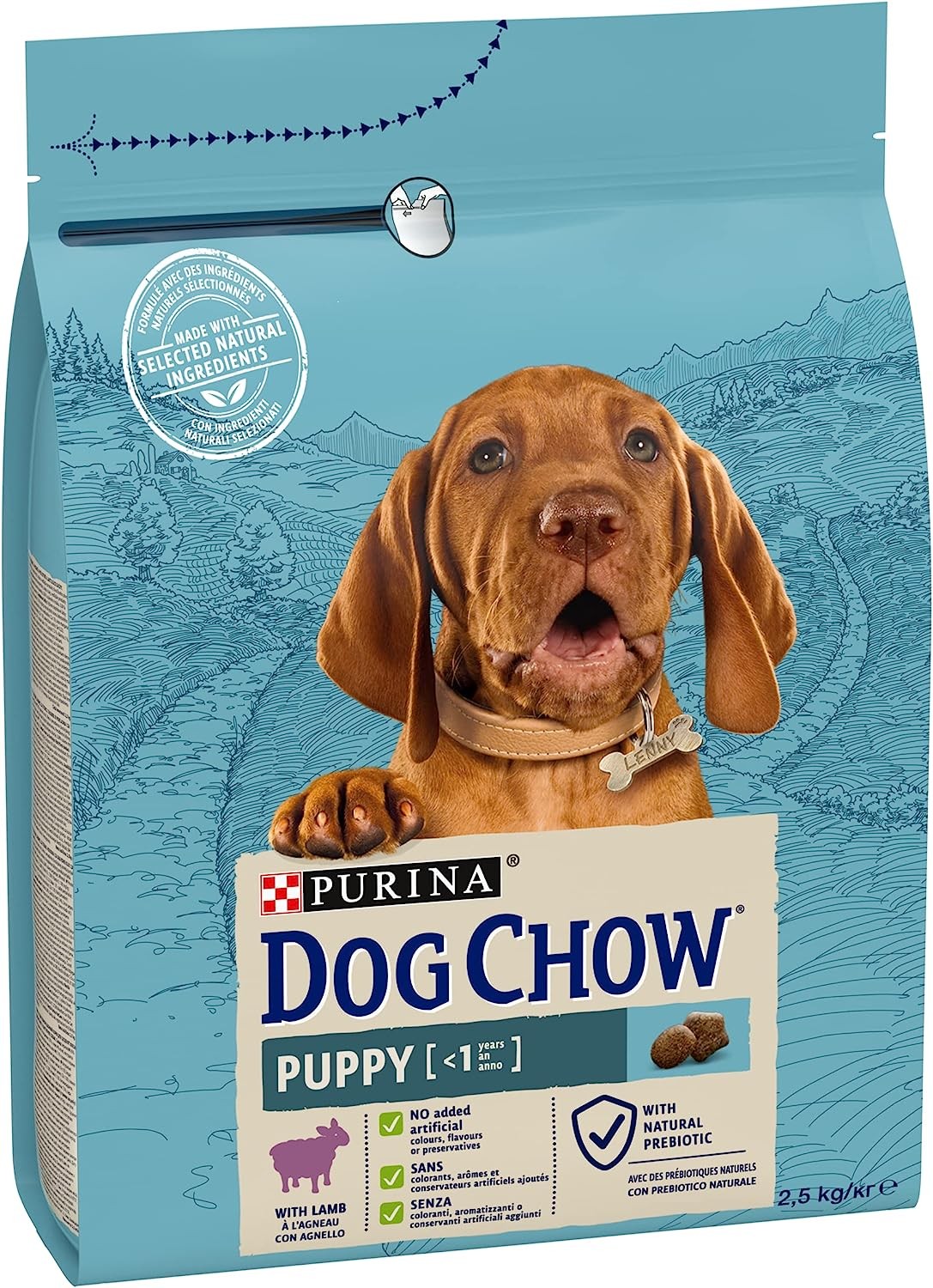 Purina Dog Chow Puppy Lamb, Kuzu Etli Yavru Köpek Kuru Maması 2,5 Kg