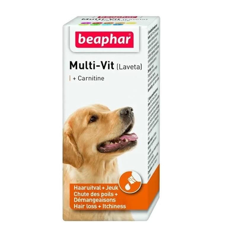 Beaphar Multi-Vit Laveta, Köpekler İçin Tüy Vitamin Damlası 50 ML