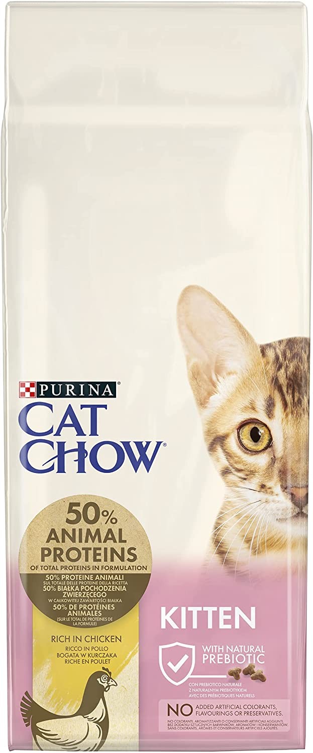 Purina Cat Chow Kitten Chicken, Tavuklu Yavru Kedi Kuru Maması 15 Kg