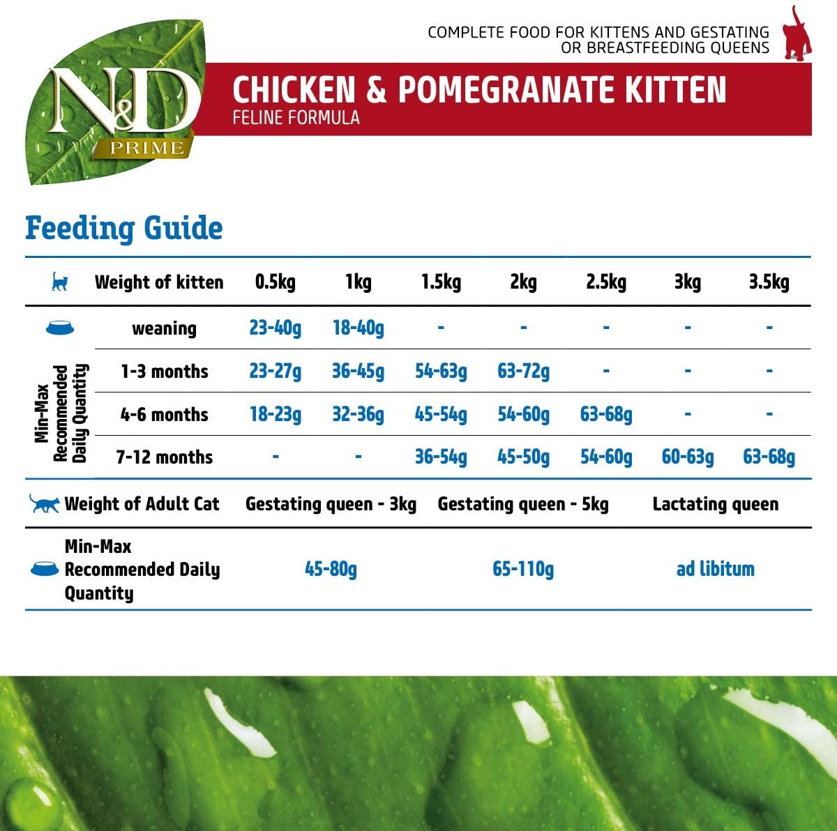 N&D Prime Tahılsız Tavuk & Nar Yavru Kedi Maması, 5 Kg