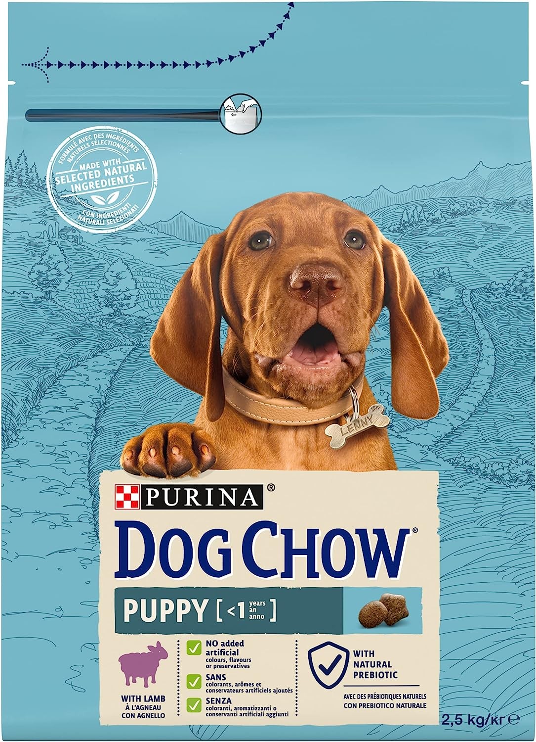 Purina Dog Chow Puppy Lamb, Kuzu Etli Yavru Köpek Kuru Maması 2,5 Kg