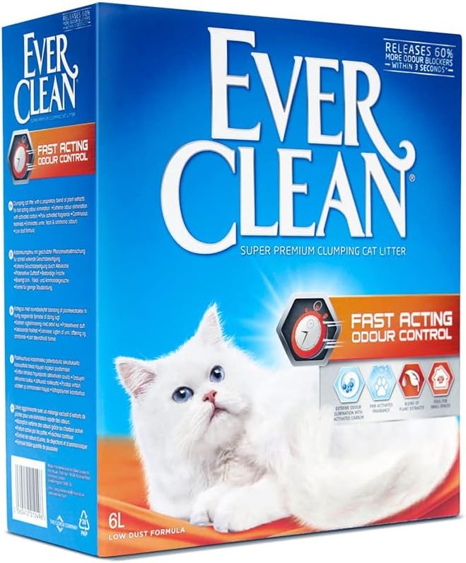 Ever Clean Fast Acting Odour Control Kedi Kumu 6 L