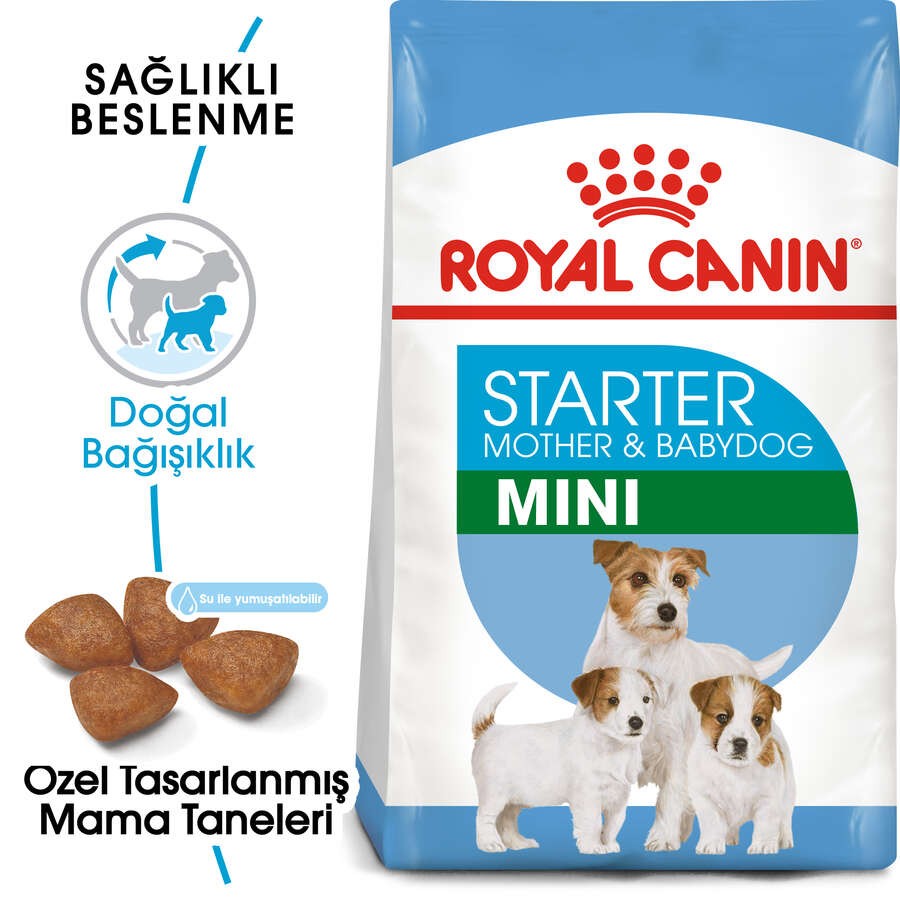 Royal Canin Mini Starter Mother & Babydog Küçük Irk Anne ve Yavru Köpek Maması, 4 Kg