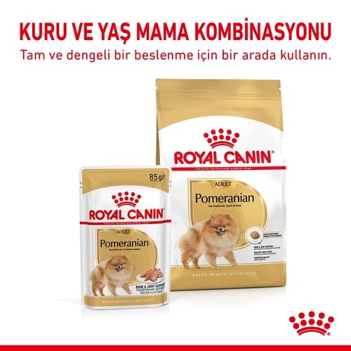 Royal Canin Pomeranian Loaf Pouch Köpek Yaş Maması, 85 G x 12 Adet