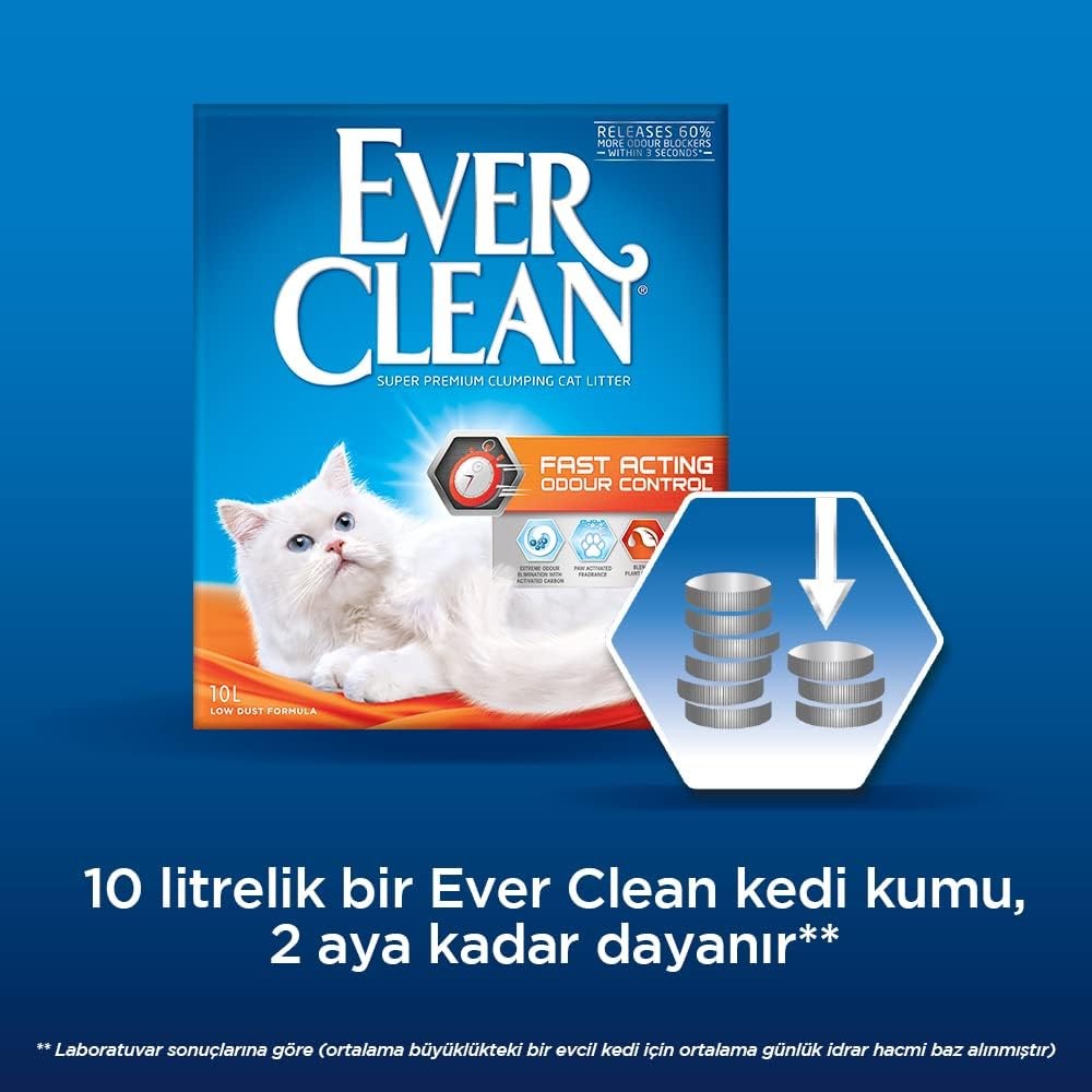 Ever Clean Fast Acting Odour Control Kedi Kumu 6 L