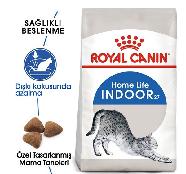 Royal Canin INDOOR27 Yetişkin Kedi Maması, 400 G