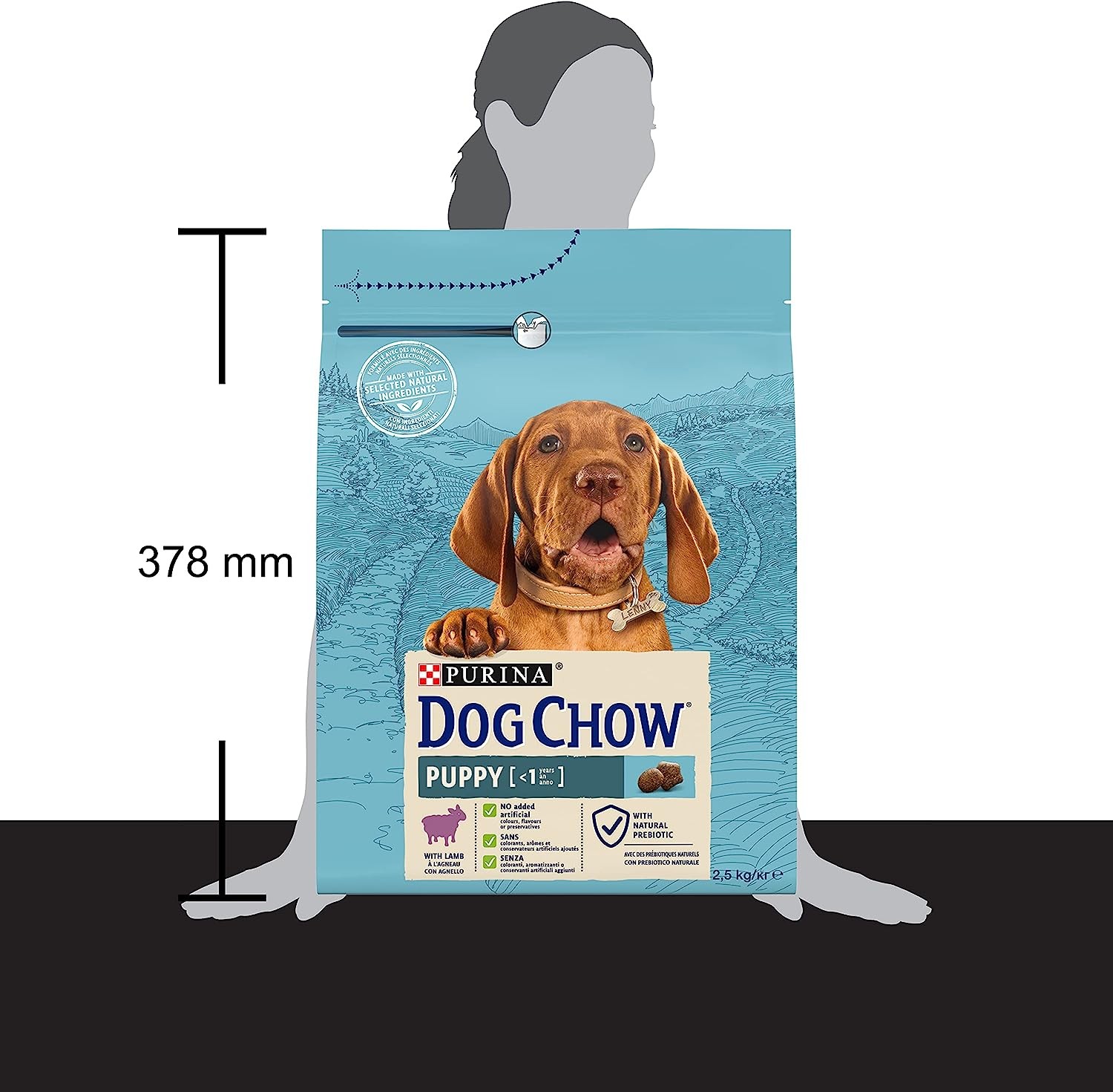 Purina Dog Chow Puppy Lamb, Kuzu Etli Yavru Köpek Kuru Maması 2,5 Kg