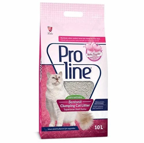 Proline Bebek Pudrası Kokulu Kedi Kumu 10 L