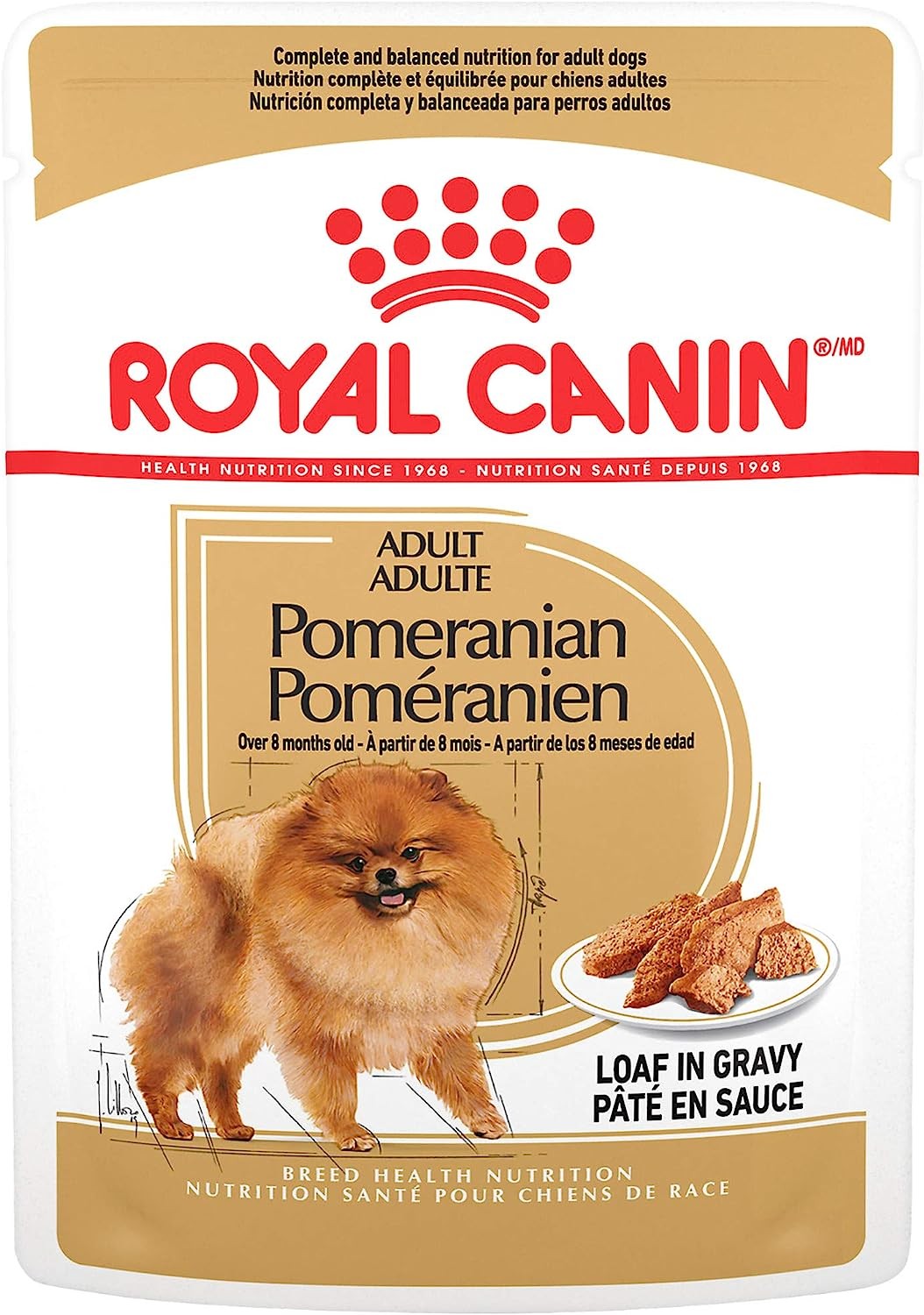 Royal Canin Pomeranian Loaf Pouch Köpek Yaş Maması, 85 G x 12 Adet