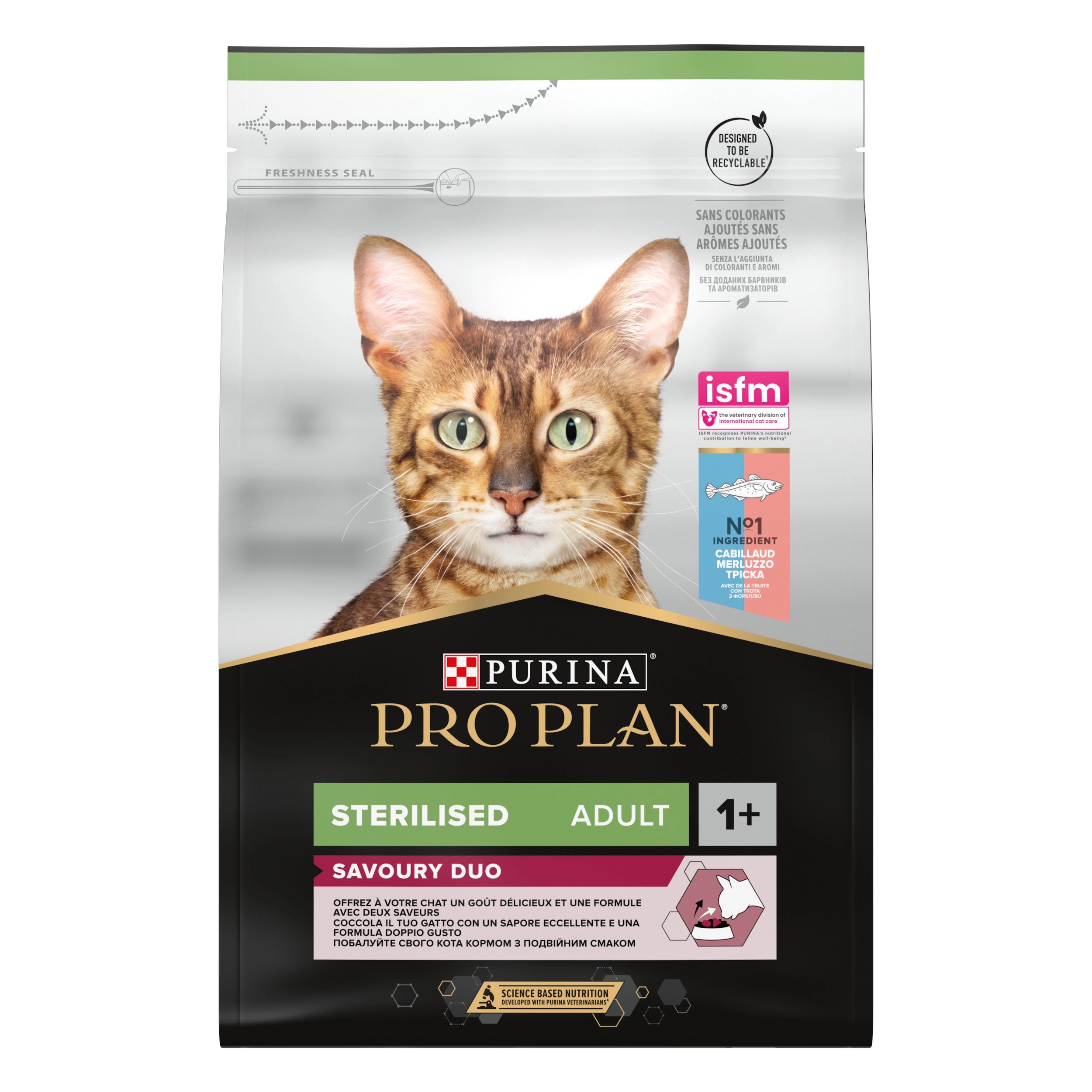 Pro Plan Sterilised Cod&Cabillaud, Morina ve Alabalıklı Kısırlaştırılmış Yetişkin Kedi Kuru Maması 1,5 Kg