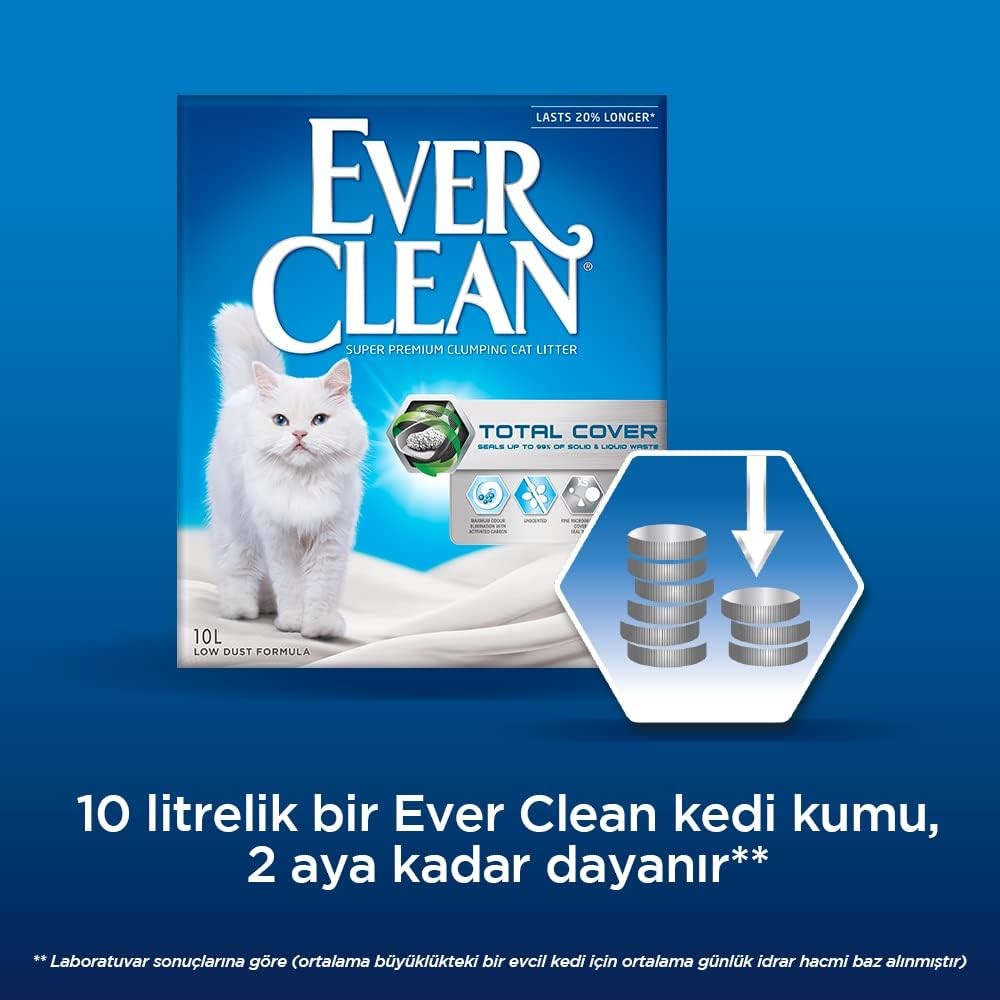 Ever Clean Total Cover Kedi Kumu  6 L