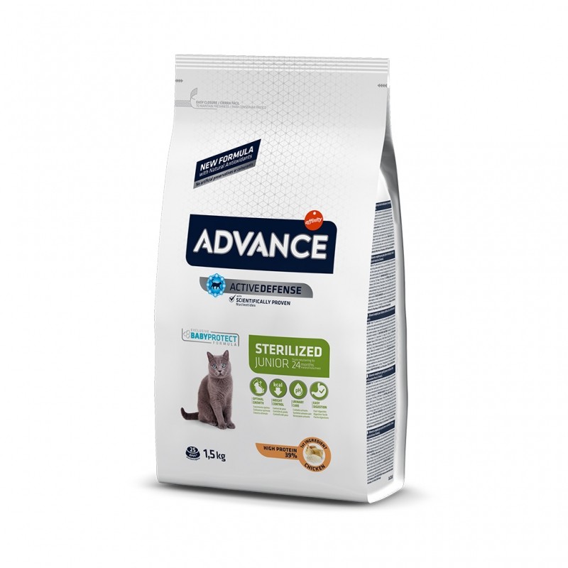 Advance Cat Junior Sterilized, Kısırlaştırılmış Yavru Kedi Maması 1,5 Kg