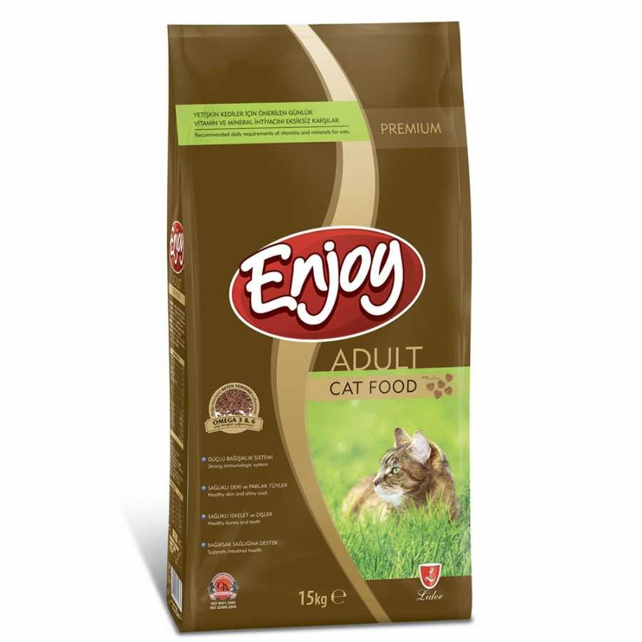 Enjoy Tavuklu Yetişkin Kedi Maması, 15 Kg