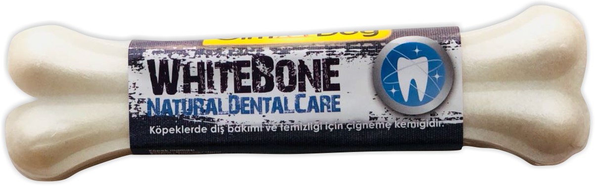 GimDog WhiteBone Natural Dental Care Press Kemik 20 Cm