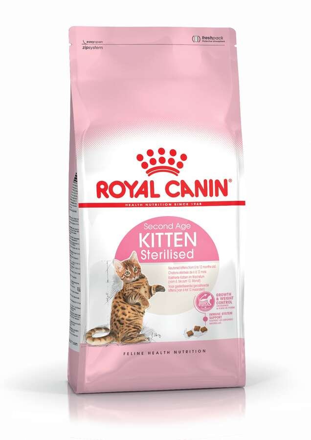 Royal Canin Kitten Sterilised Kısırlaştırılmış Yavru Kedi Maması, 2 Kg