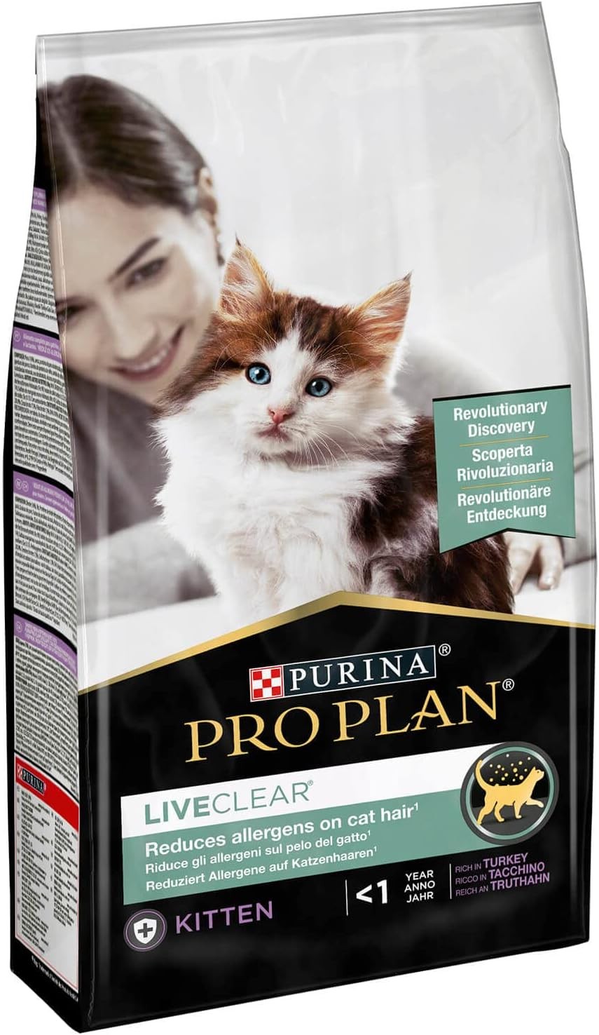 Pro Plan Liveclear Kitten Turkey, Hindili Alerjen Azaltan Yavru Kedi Maması 1,4 Kg