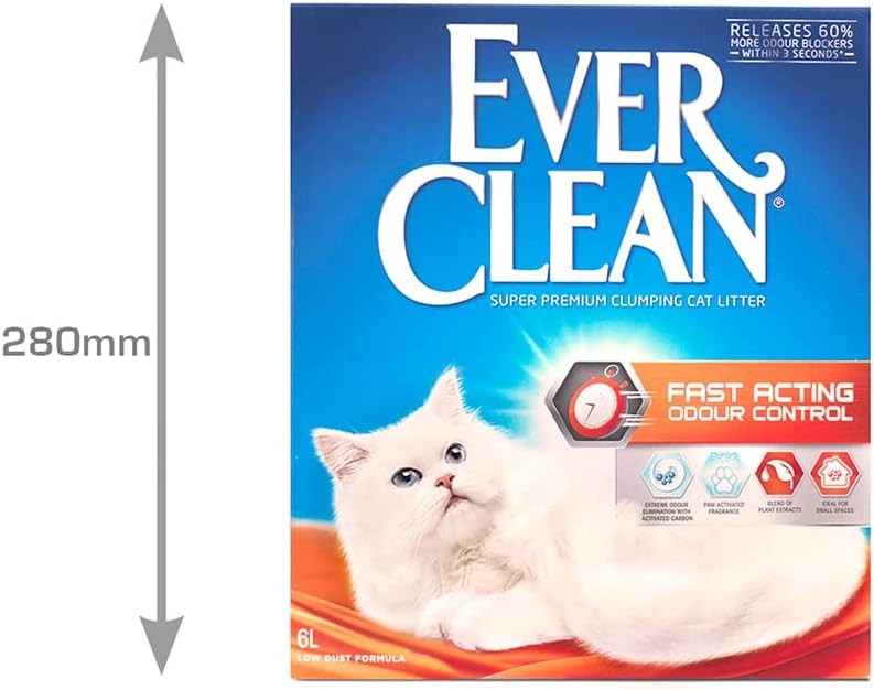 Ever Clean Fast Acting Odour Control Kedi Kumu 6 L