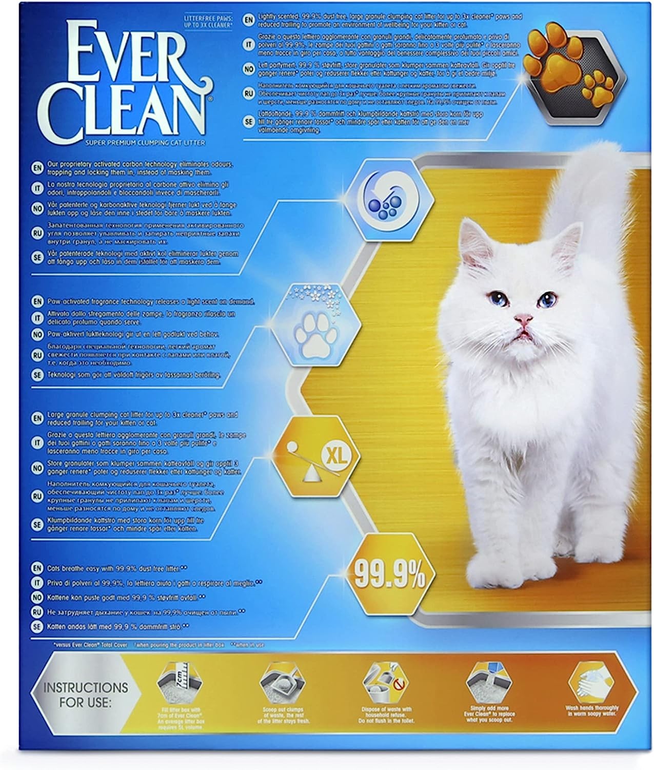 Ever Clean Litterfree Paws Kedi Kumu 6 L