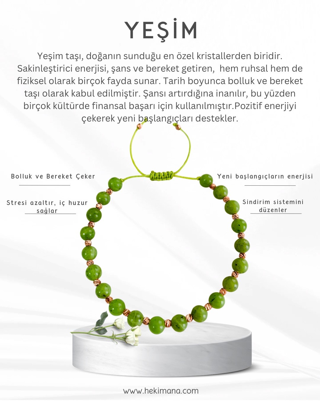 Yeşim Taşı Bileklik