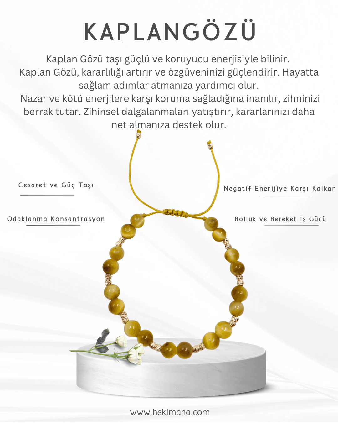 Kaplan Gözü Bileklik