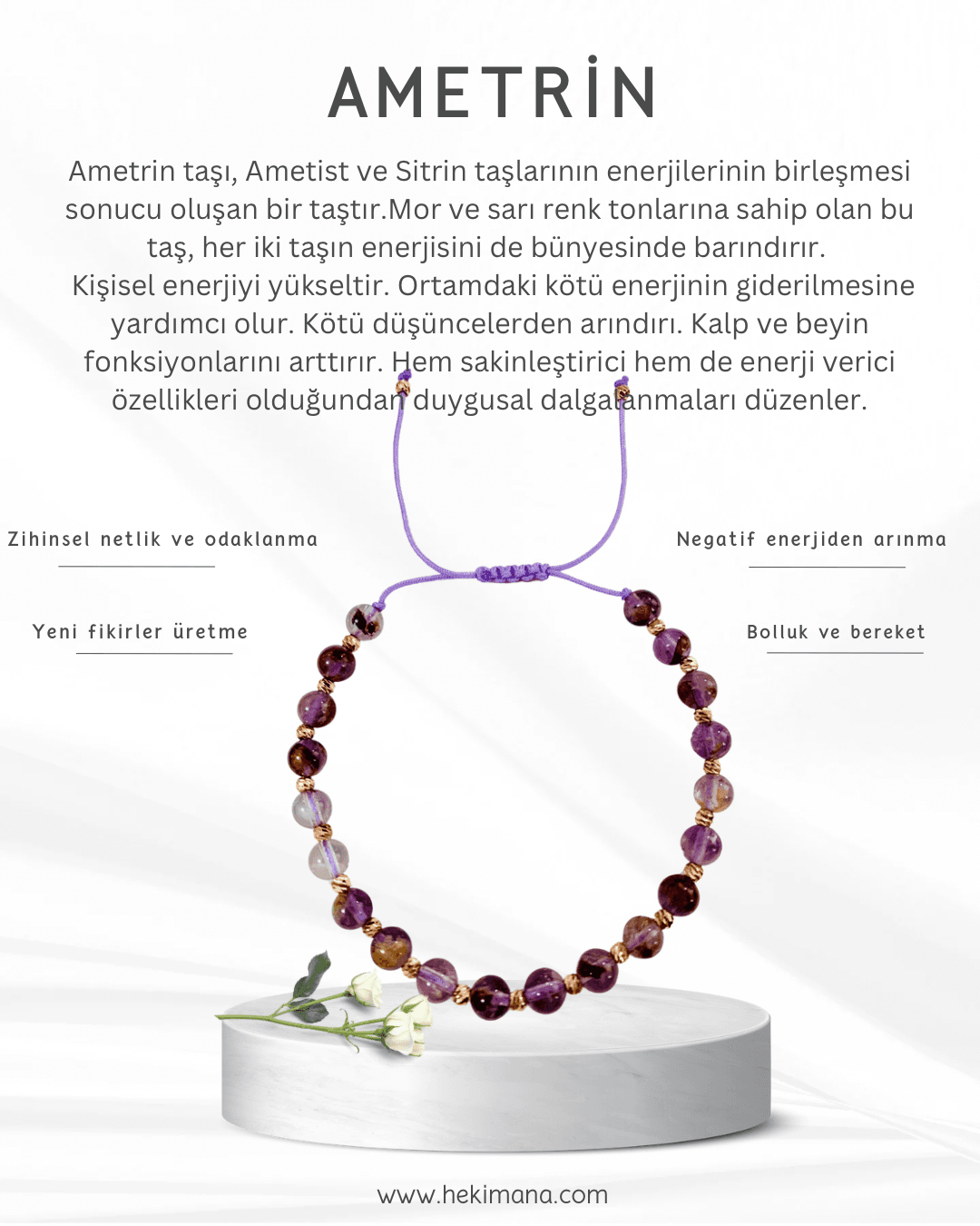 Ametrin Bileklik