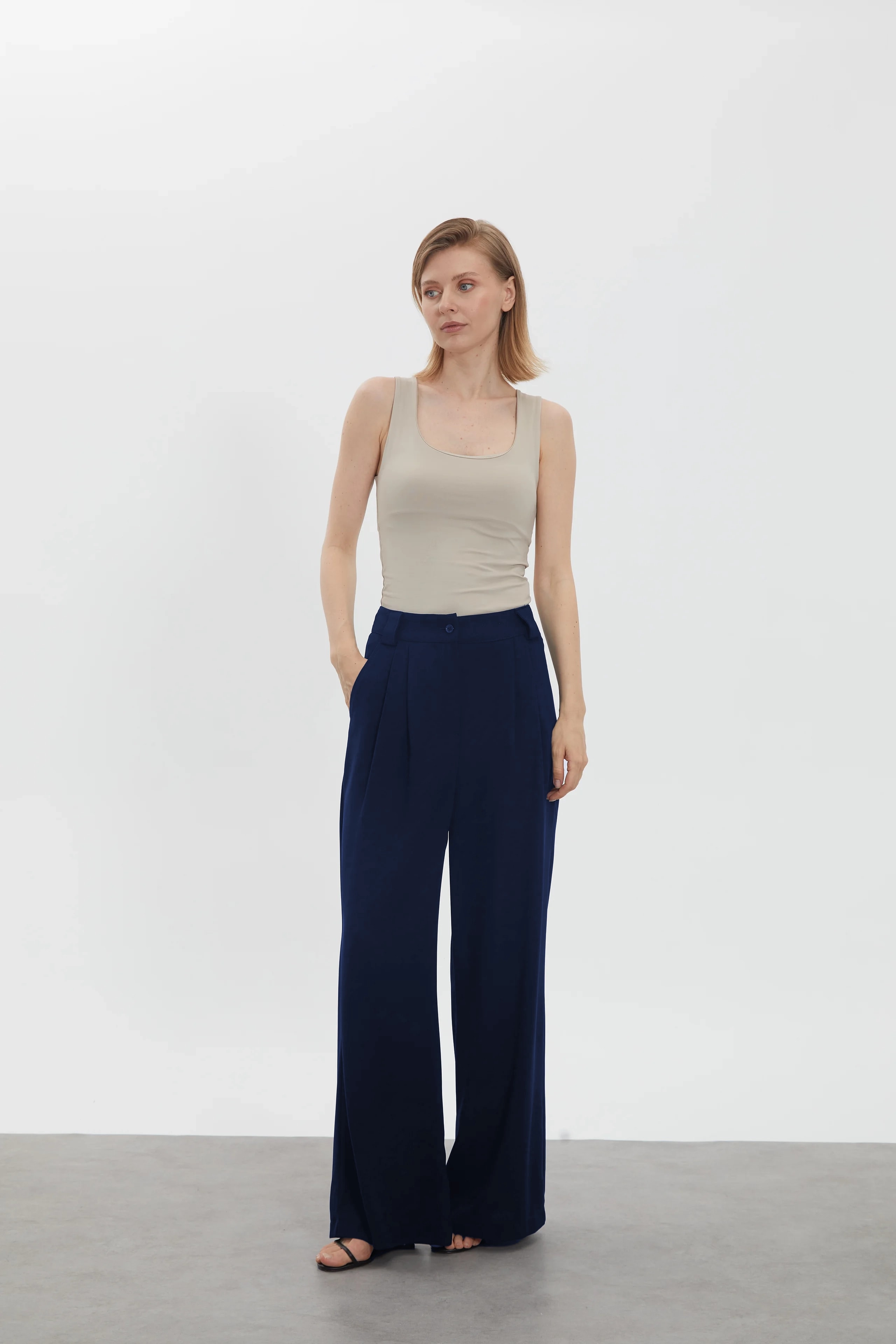 Palazzo Pantolon Lacivert