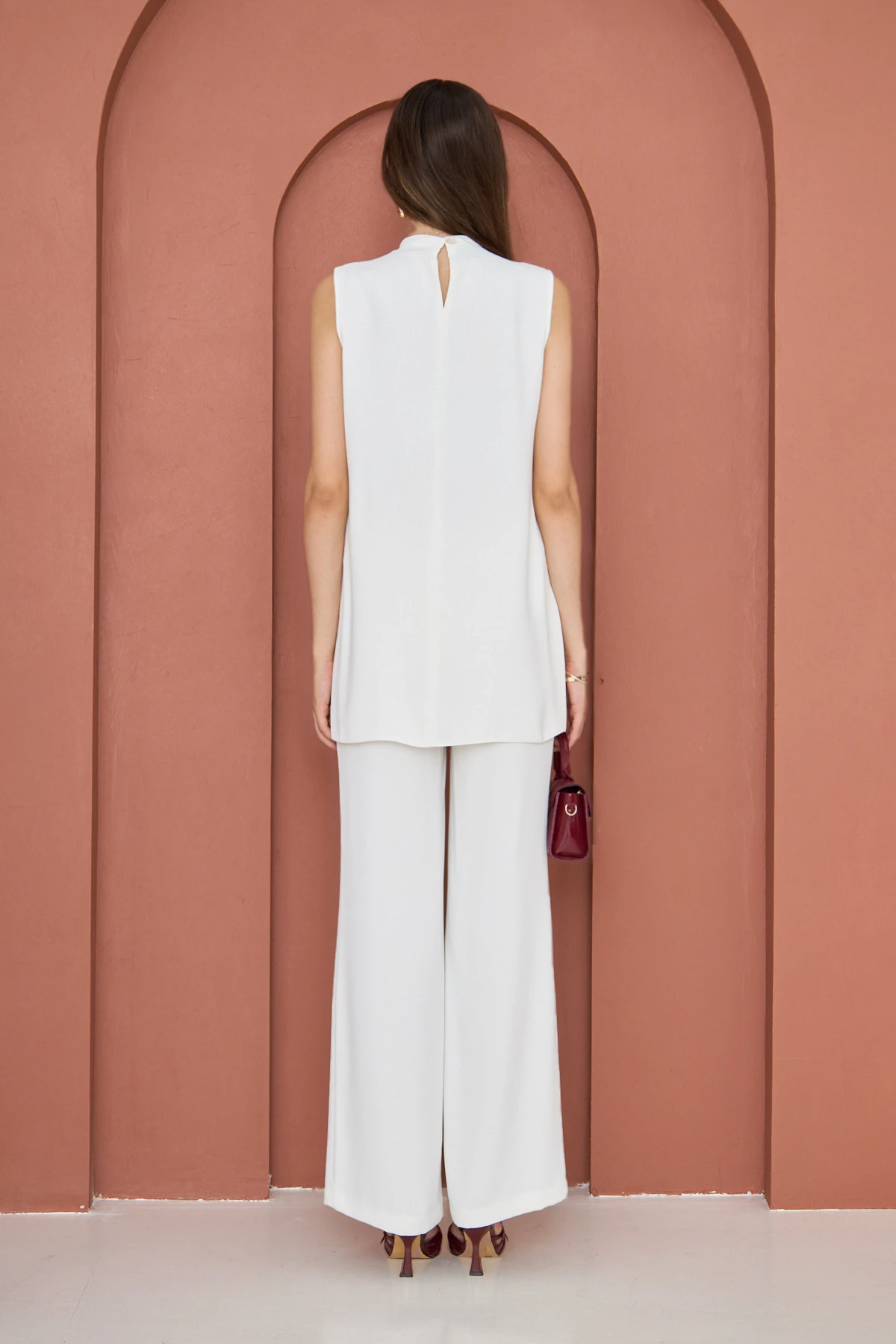 Krep İç Tunik Ekru