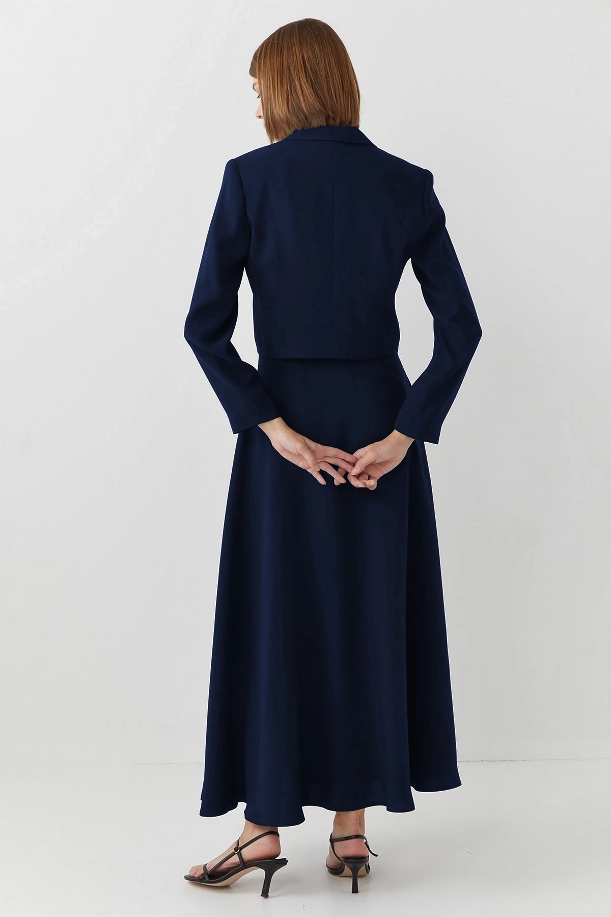Etek Ceket Takım Lacivert