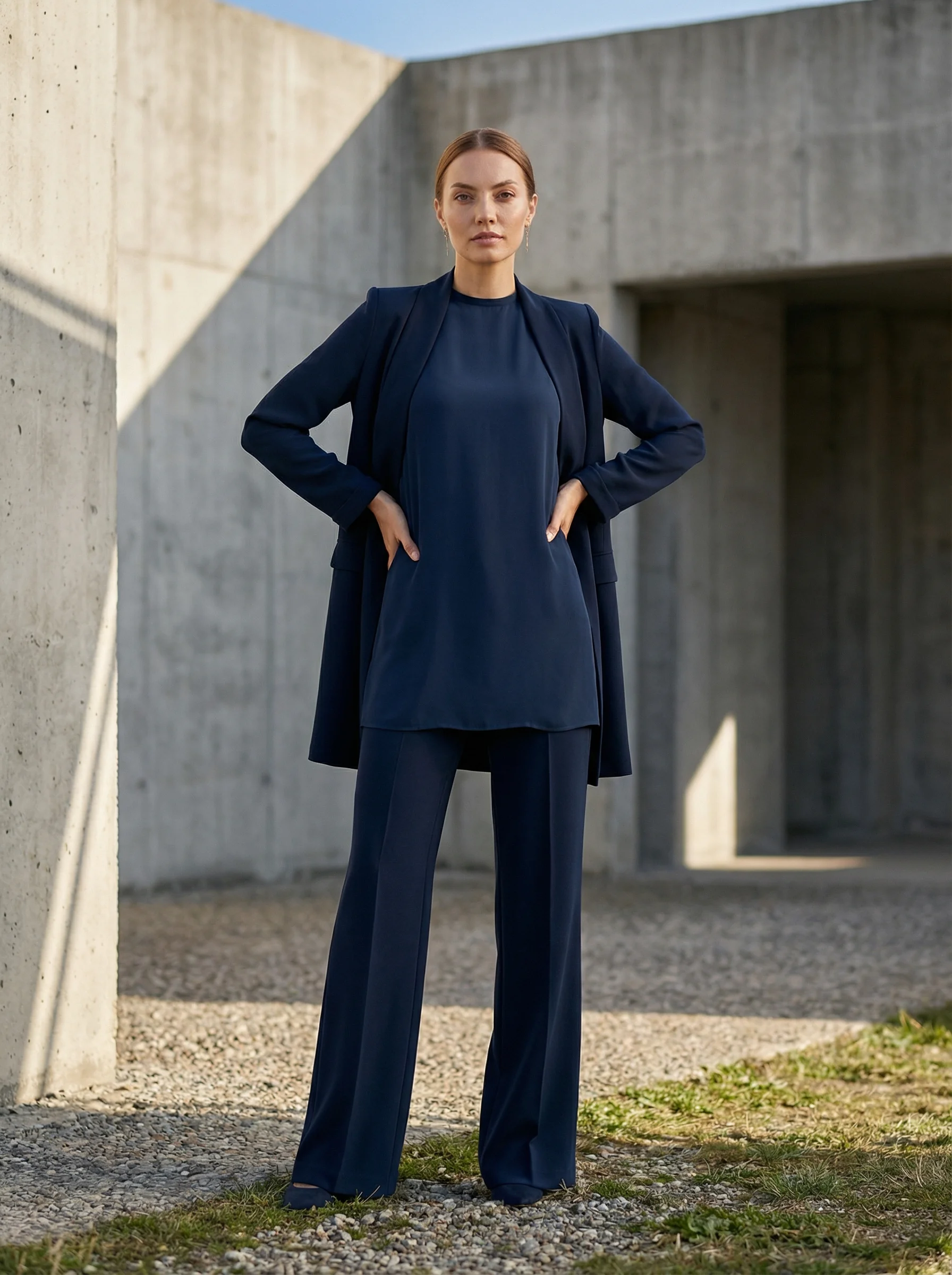 3'lü Takım Lacivert