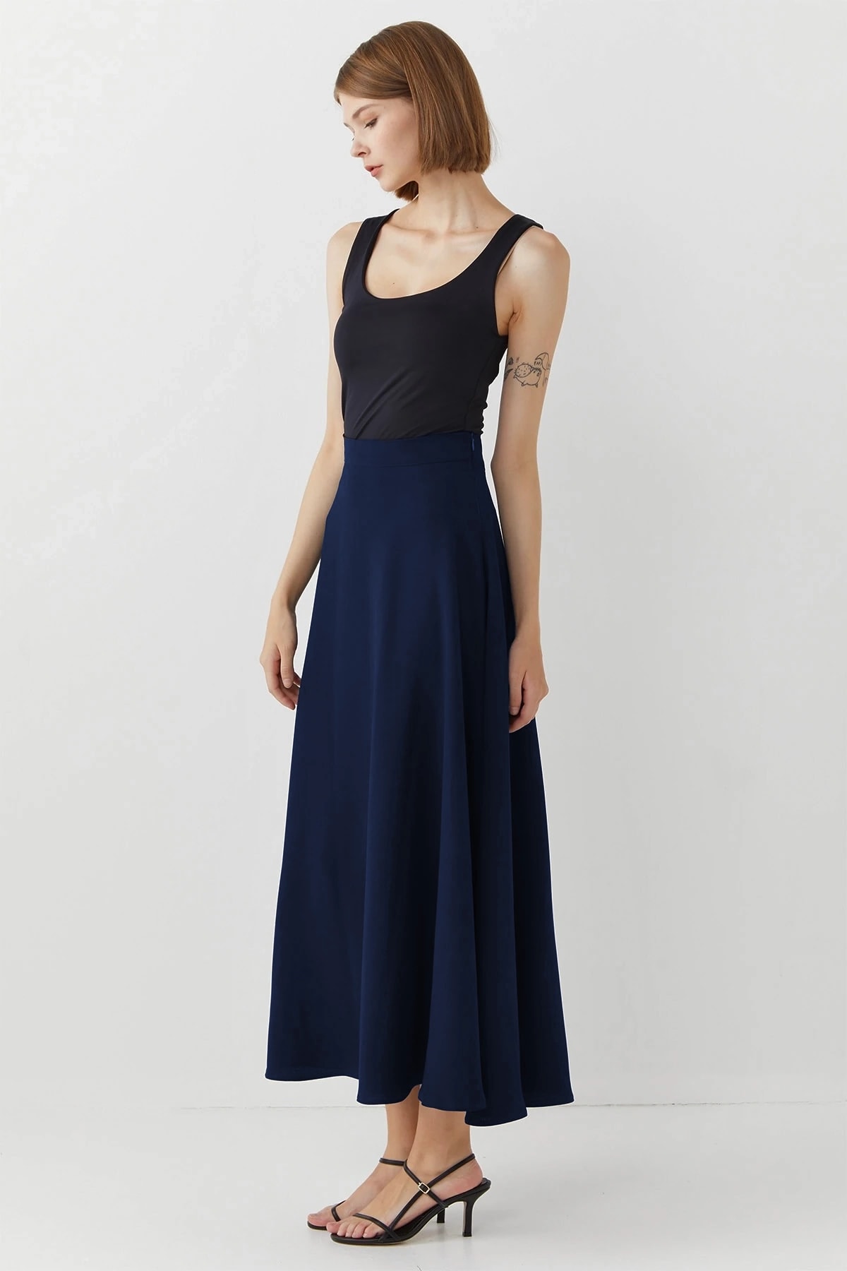 Etek Ceket Takım Lacivert