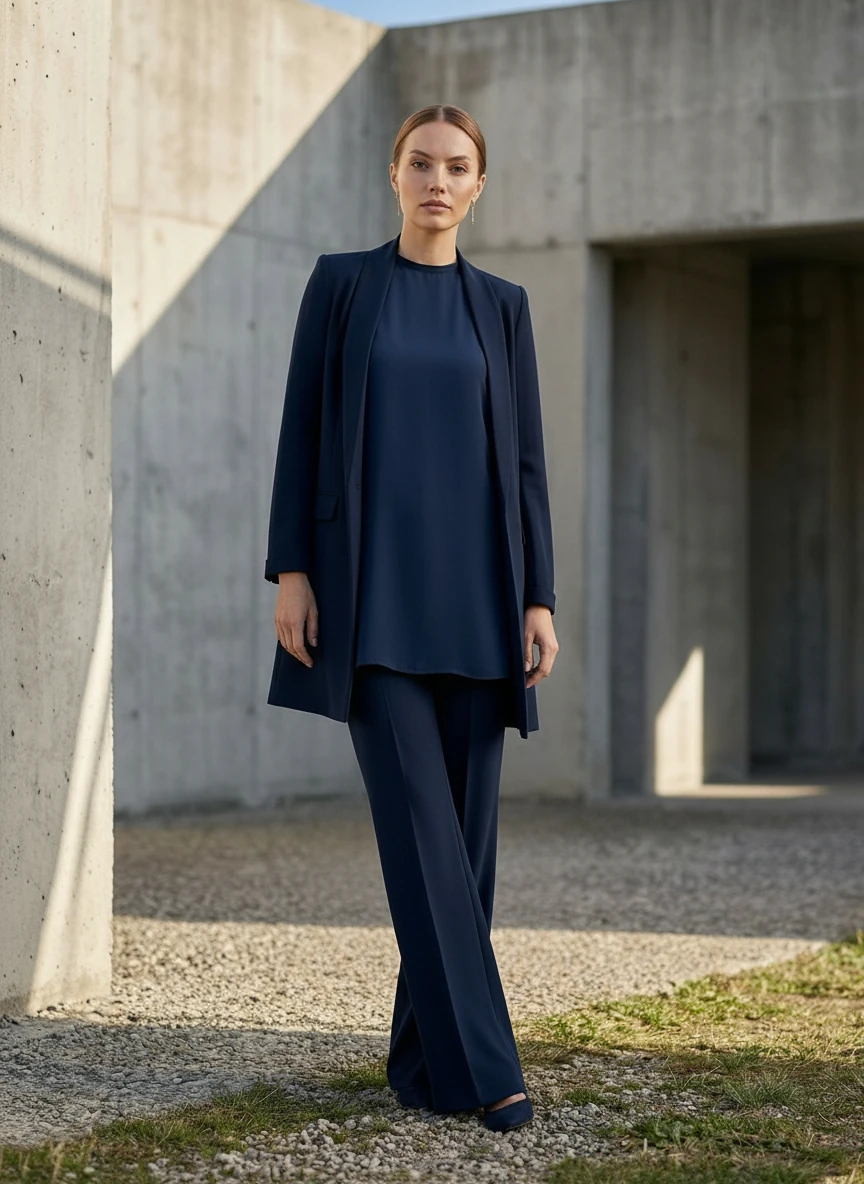 3'lü Takım Lacivert