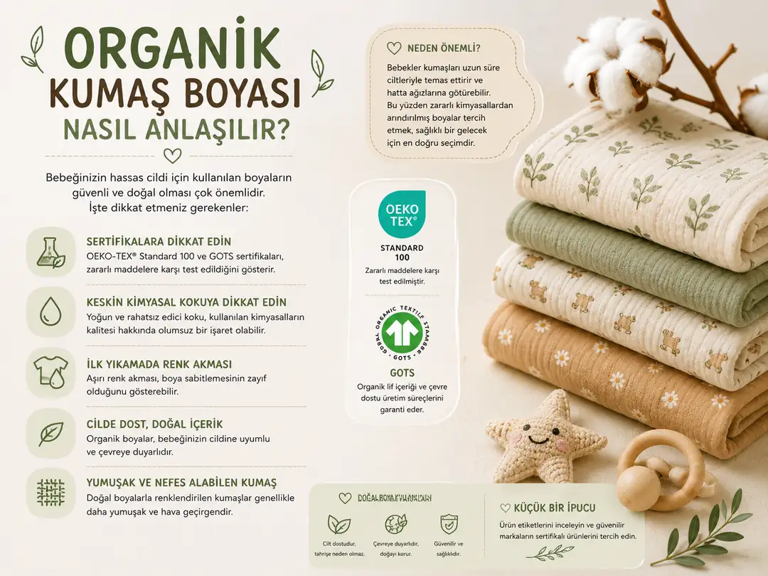Organik Kumaş Boyası Nasıl Anlaşılır?