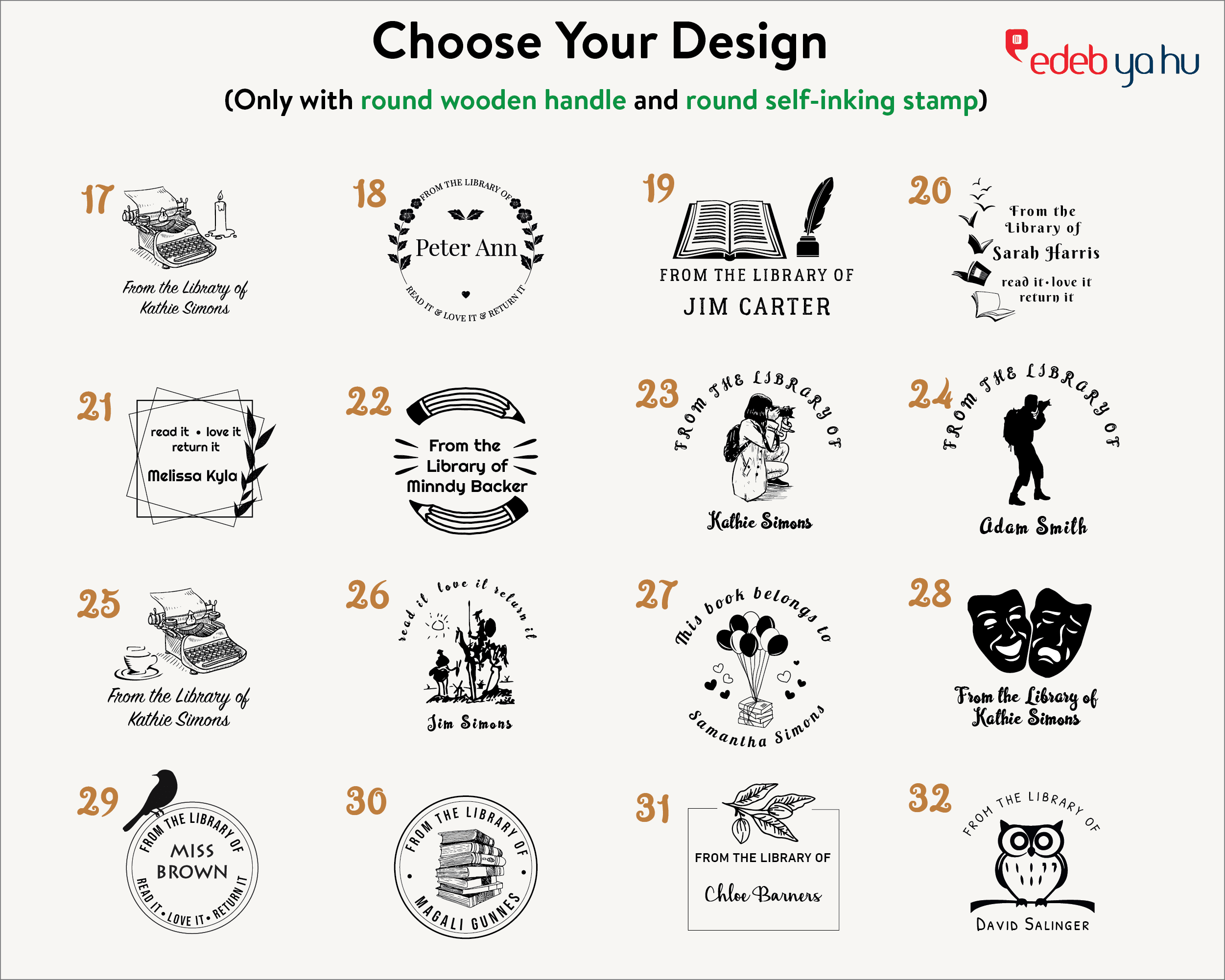 Book Stamp for Personal Library